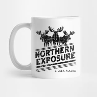 Northern Exposure distressed effect Mug